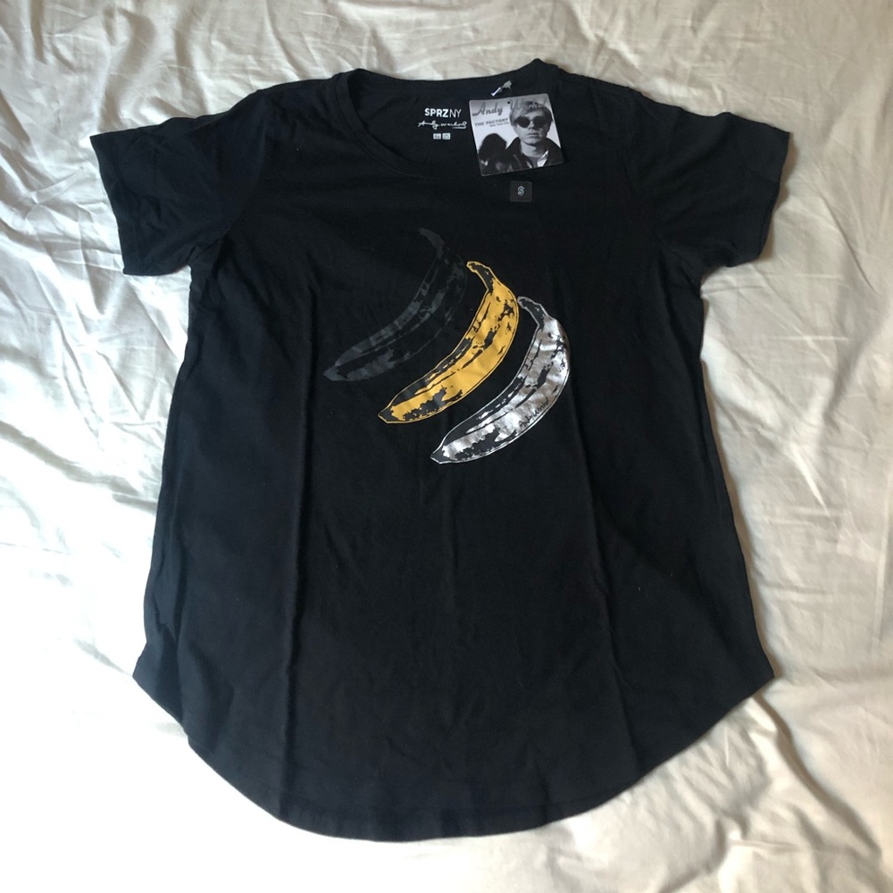 Uniqlo x SPRZ NY x Andy Warhol Banana graphic tee size Small New with Tags